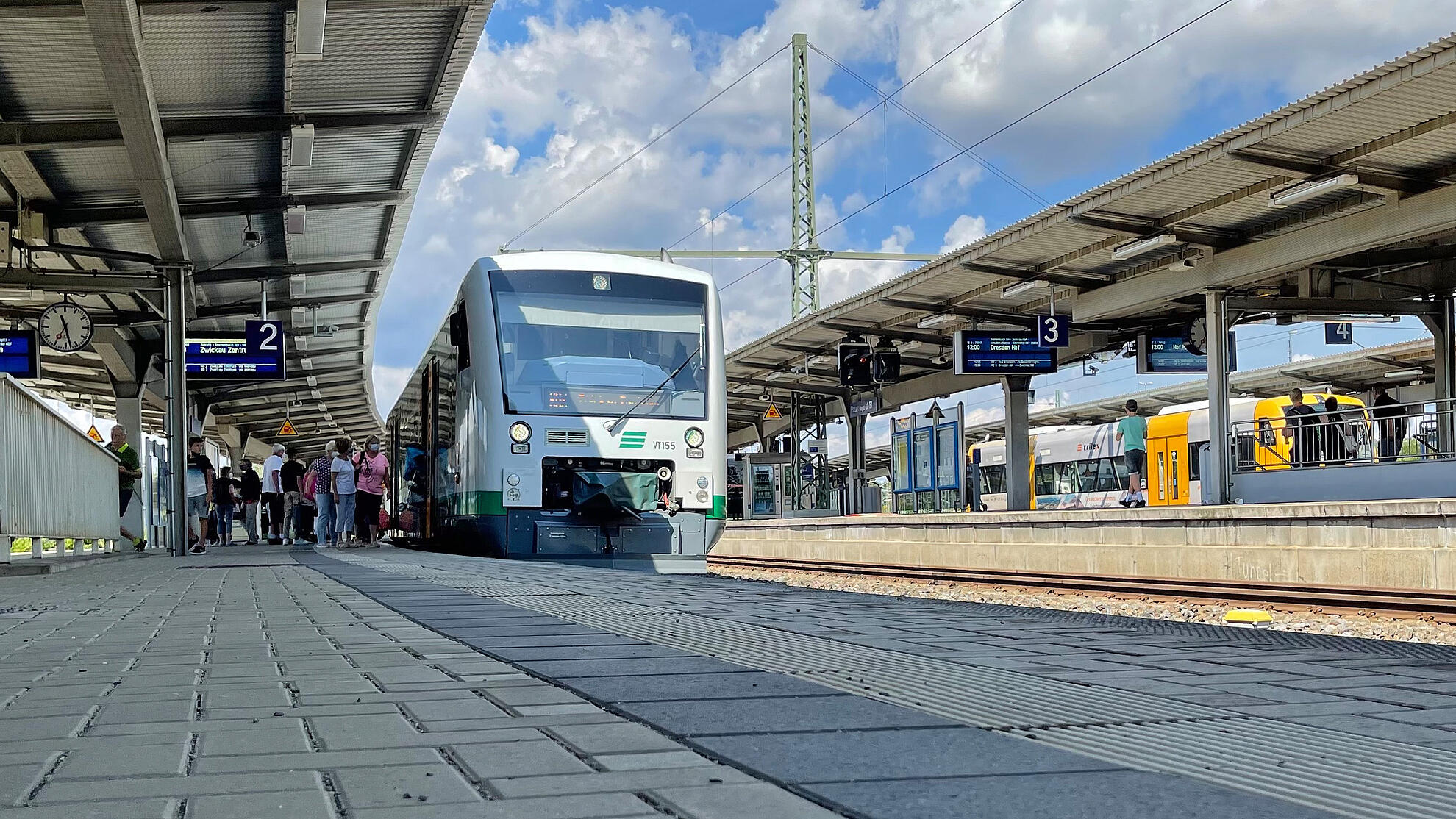 vogtlandbahn am Plauener oberen Bahnhof