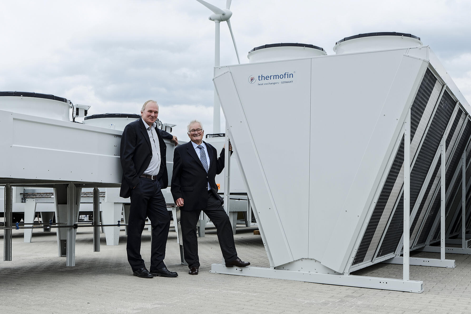 Bernd und Willy Löffler von der thermofin GmbH