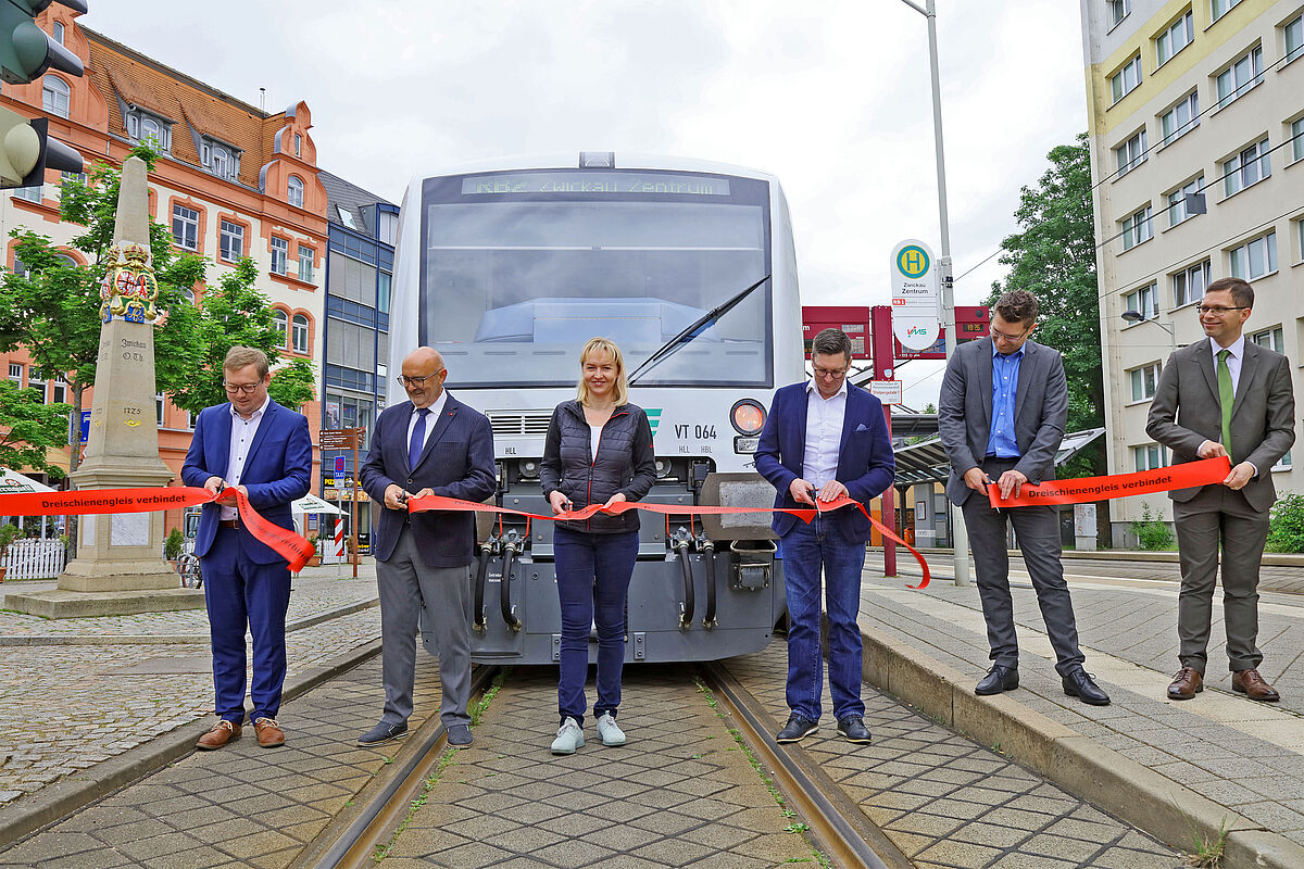 Vogtlandbahn fährt wieder ins Zwickauer Zentrum