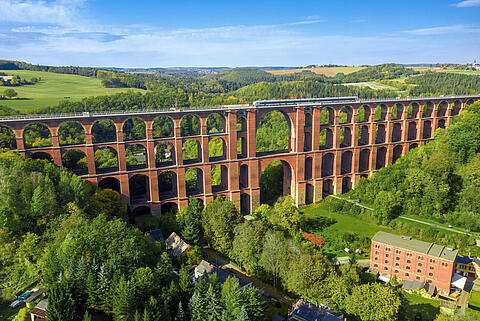 MRB über der Göltzschtalbrücke