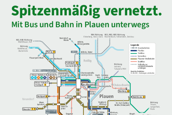 Liniennetzplan Plauen