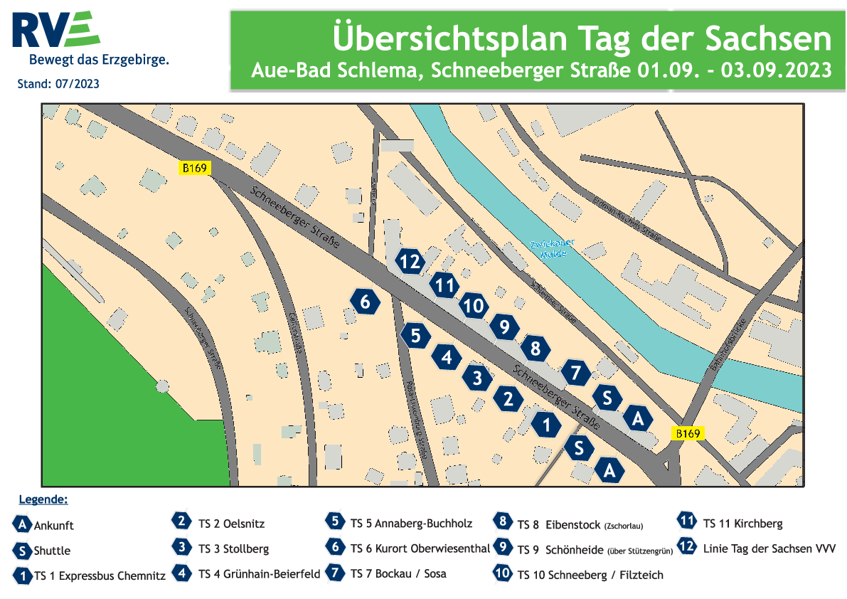 Mit Bus und Bahn zum Tag der Sachsen nach Aue-Bad Schlema - Neuigkeiten ...
