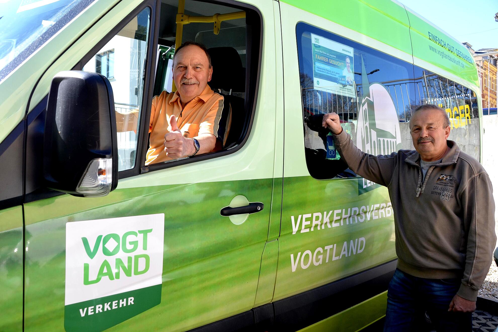 BürgerBus-Fahrer im Einsatz