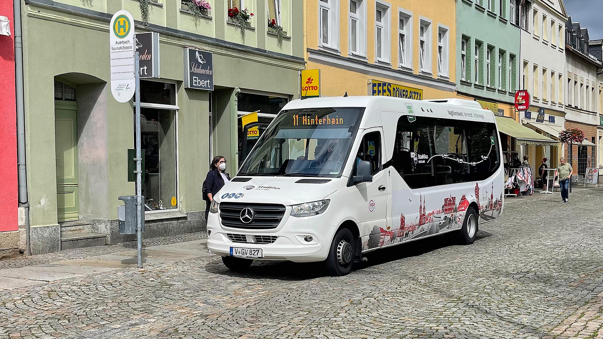 StadtBus am Auerbacher Neumarkt 