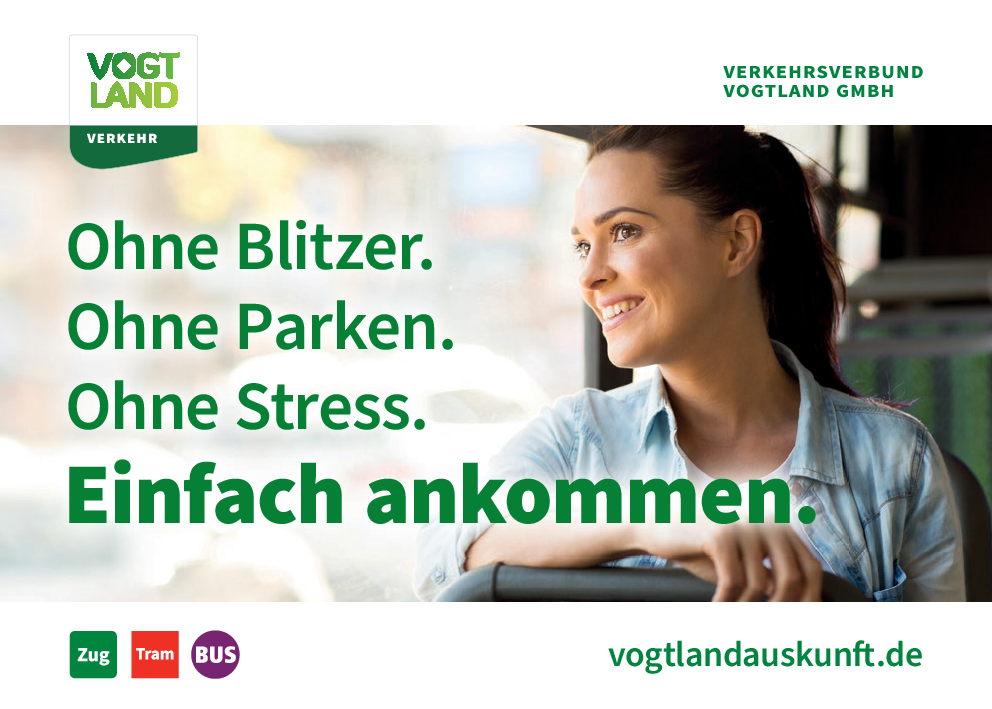 Motiv Frau zur Kampagne Pendeln im Vogtland